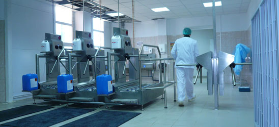 оборудование для санитарии и гигиены на производстве