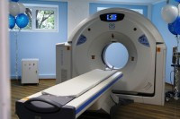 В черкасской больнице официально ввели в эксплуатацию приобретенный в 2017 году томограф