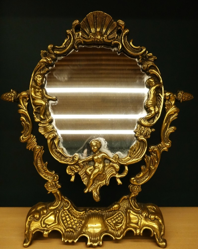 антикварные зеркала бронза