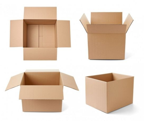 трехслойные четырехклапанные картонные коробки