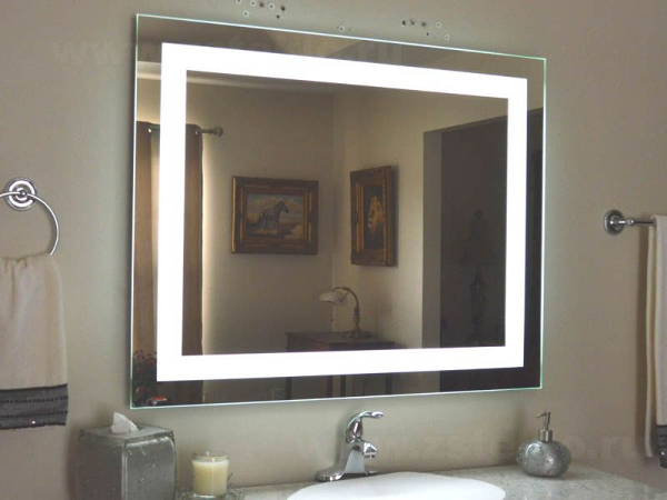 купить зеркало с подсветкой в ванную